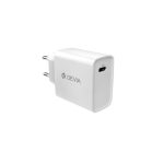   Devia hálózati töltő adapter Type-C bemenettel - 20W - Devia Smart Series PD3.0 Quick Charger - fehér