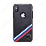   Puloka Criss-Cross hátlap tok - iPhone Xs Max (6.5") - fekete