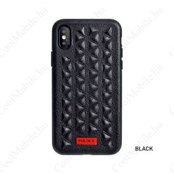 Puloka Piramids hátlap tok - iPhone X / Xs (5.8") - fekete