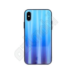 Aurora üveg hátlap - Huawei P Smart (2019) / Honor 10 Lite - kék