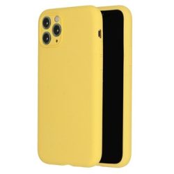 Vennus szilikon Lite hátlap - iPhone 12 Pro (6.1")  - sárga