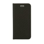 Vennus Carbon Flip Tok - iPhone 7 / 8 / SE2 - fekete