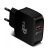 TEL1 QUICK - QC 3.0 - Lightning USB hálózati töltő szett - 5V / 3A - fekete
