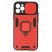 Ring Lens Szilikon hátlap - iPhone 11 (6.1") - piros