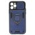 Ring Lens Szilikon hátlap - iPhone 7 / 8 / SE2 - kék