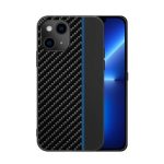   Tel Protect Carbon - iPhone 13 Mini (5.4") hátlap - fekete / kék