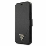   Guess Flip tok GUFLBKP12MVSATMLBK - iPhone 12 / 12 Pro (6.1") - Saffiano