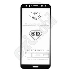 FT Ütésálló kijelzővédő üvegfólia - Samsung Galaxy A525 / A52 4G - A526 / A52 5G - A52S / A528 - fekete - Full Screen, ívelt 5D 