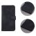 Velvet Flip tok - Samsung Galaxy A226 / A22 5G - fekete