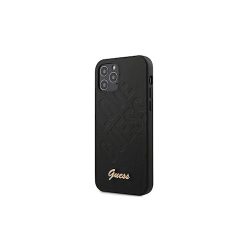 Guess hátlap - GUHCP12MPUILGBK - iPhone 12 / 12 Pro (6.1") - Iridescent Love Script Gold Logo