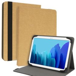 Univerzális tablet tok - Wonder Leather - (10") - arany