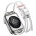 Baseus állítható Sport szíj (LBAPWA4-B24) - Apple Watch 42 /44 mm - fehér / pink
