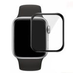   Ütésálló kijelzővédő akril üvegfólia - Apple watch 4/5/6/SE 40mm - fekete - Full Screen