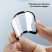 Ütésálló kijelzővédő akril üvegfólia - Samsung Galaxy Watch 46mm - fekete - Full Screen