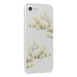 Szilikon virágos hátlap - iPhone 6 / 6s - magnolia