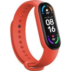 Xiaomi Mi Band 5/6 óraszíj - piros