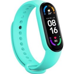 Xiaomi Mi Band 5/6 óraszíj - türkíz