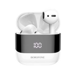Borofone Earphones bluetooth TWS BES15 Treasure - fehér