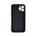 Gyűrűs szilikon hátlap - Xiaomi Redmi Note 11 4G / Note 11s 4G - fekete