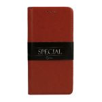   Special bőr book flip tok - Xiaomi Redmi Note 10 5G / Poco M3 Pro - barna