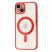 TEL PROTECT Magsafe Luxury szilikon tok - iPhone 13 (6.1") - piros