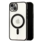   TEL PROTECT Magsafe Luxury szilikon tok - iPhone 13 Mini (5.4") - fekete