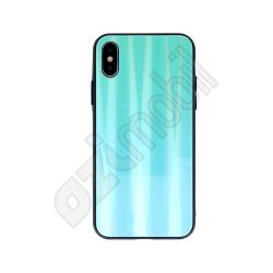 Aurora üveg hátlap - Samsung Galaxy A025 / A02S - menta