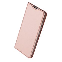 Dux Ducis Skin Pro oldalra nyíló bőr hatású flip tok -  iPhone 12 Mini (5.4") - rózsaszín