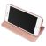 Dux Ducis Skin Pro oldalra nyíló bőr hatású flip tok -  iPhone 12 Mini (5.4") - rózsaszín