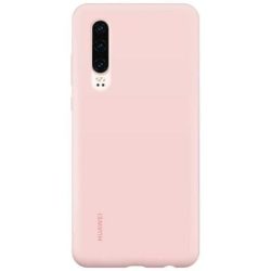 Gyári szilikon hátlap - Huawei P30 - pink