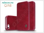   Nillkin Qin - iPhone X / XS (5.8") oldalra nyíló flipes tok - piros