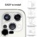Kameravédő üveg DIAMOND (3db) - iPhone 13 Pro / 13 Pro Max - Arany