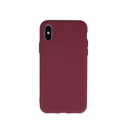 Szilikon TPU hátlap - iPhone Xs Max (6.5") - burgundy