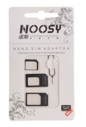 Noosy Nano SIM-ről - Micro SIM-kártyára átalakító adapter 