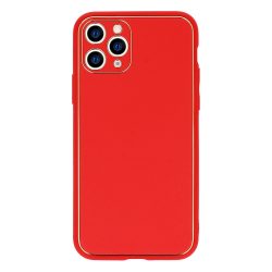 TEL PROTECT Luxury szilikon tok - iPhone 14 Pro (6.1") - piros