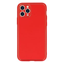 TEL PROTECT Luxury szilikon tok - iPhone 14 Pro Max (6.7") - piros