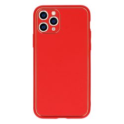 TEL PROTECT Luxury szilikon tok - iPhone 14 Pro Max (6.7") - piros