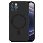   TEL PROTECT Magsilicone szilikon tok - iPhone 13 (6.1") - fekete