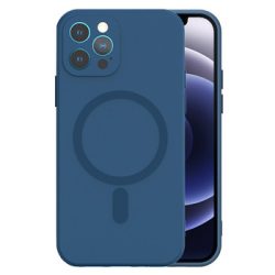 TEL PROTECT Magsilicone szilikon tok - iPhone 13 (6.1") - sötétkék