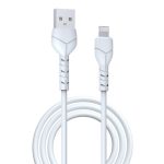   Devia Kintone kábel - Iphone lightning töltőkábel 1 m-es vezetékkel V2 - fehér