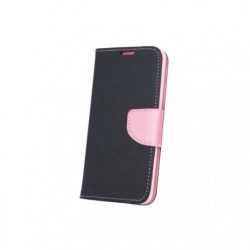 Fancy flip tok - Samsung Galaxy S10 / G973 - fekete / pink