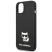 Original Karl Lagerfeld KLHCP14SSLCTBK Choupette Body  - iPhone 14 (6.1") - fekete