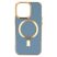 Beauty Magsafe Case szilikon hátlap - iPhone 14 Plus (6.7") - kék