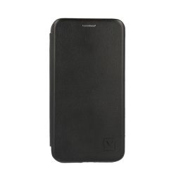 Vennus Elegance Flip tok - Samsung Galaxy S22 Ultra / G908 - fekete