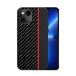   Moto Carbon Samsung Galaxy A136 / A13 5G - A047 / A04S hátlap - fekete / piros
