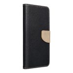   Fancy flip tok - Samsung Galaxy A145 / A14 4G - fekete / arany
