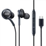   Gyári Headset Samsung AKG Type-C fekete - EO-IC100BBE / GH59-15106A 