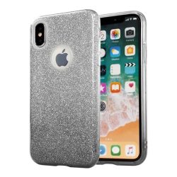 Shine Case - Xiaomi Redmi 9T / Xiaomi Poco M3 - fekete szilikon hátlap