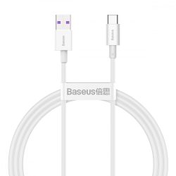 Baseus Superior USB / Type-C Adat és Töltőkábel - 1m / 66W - fehér