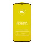  Ütésálló kijelzővédő üvegfólia - Xiaomi Redmi 9 / 9A / 9AT / 9C / Huawei Honor X6 / Oppo A16 - fekete - 9D